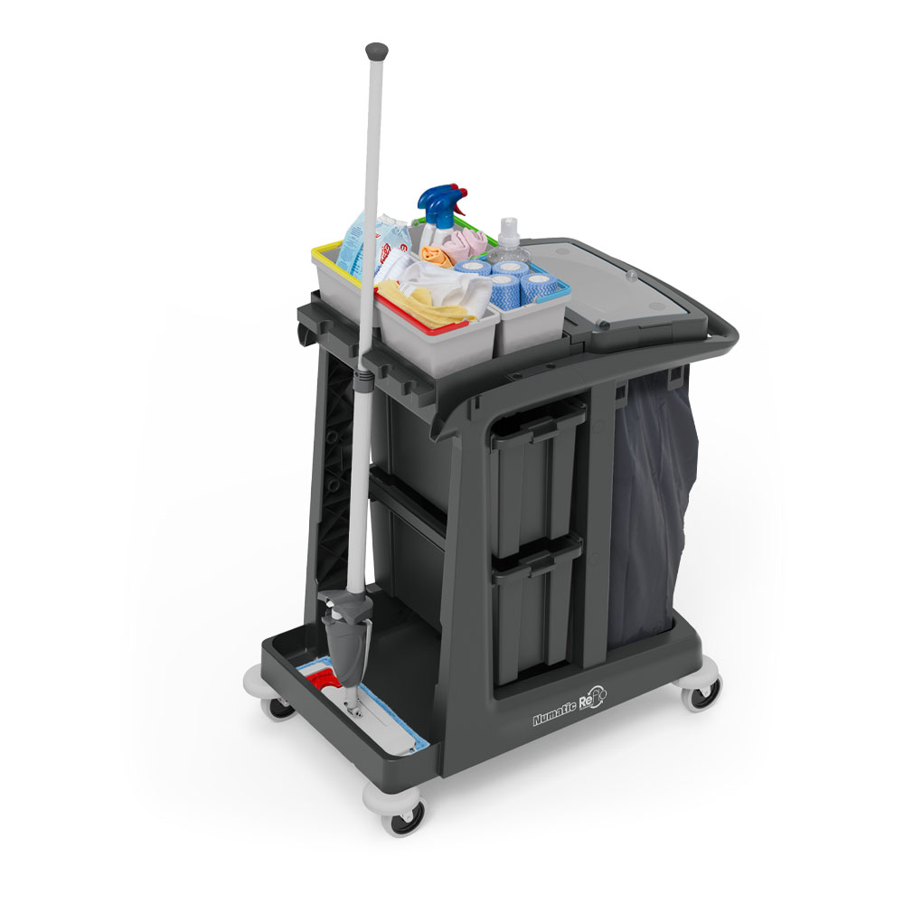Numatic EM2 Eco-Matic Janitorial Trolley full