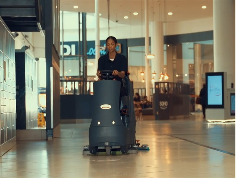 ITS ride-on scrubber Numatic