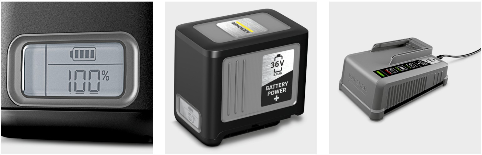 36 V 2 x 6 Ah kit detail