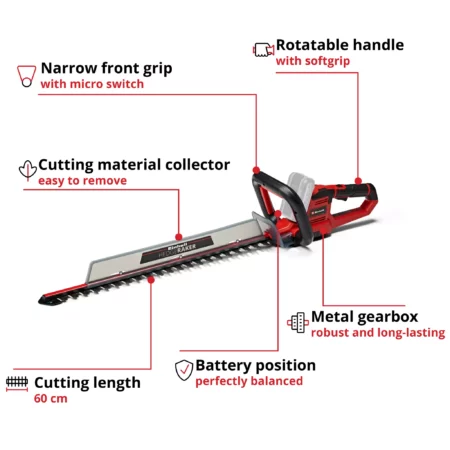 Einhell GE-CH 18_60 Li-Solo Hedge Trimmer 2