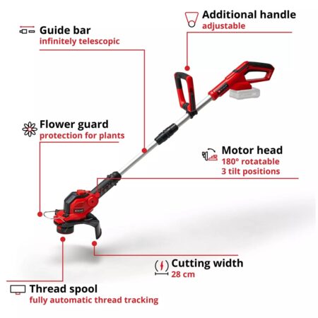 Einhell GE-CT 1828 Li-Solo Lawn Trimmer detail 3