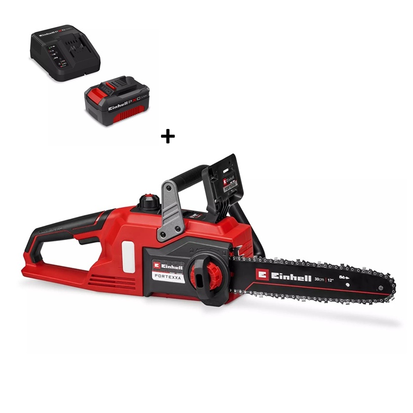 Einhell FORTEXXA 18/30 Chain Saw & 4 Ah Combo Einhell FORTEXXA 18/30 Chain Saw & 4 Ah Combo